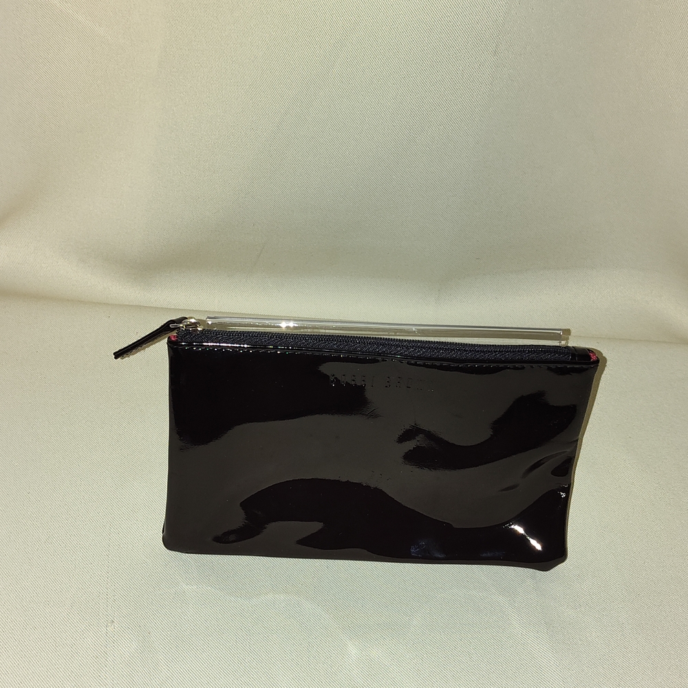 Glossy Black Patent Leather Pouch
